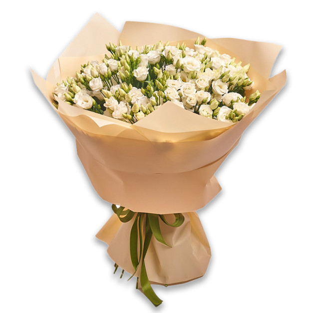 Bouquet 31 White Eustoma