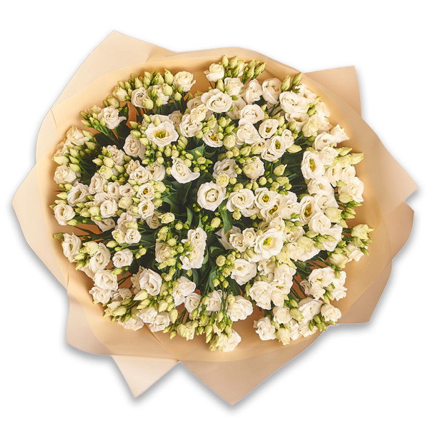 Bouquet 31 White Eustoma