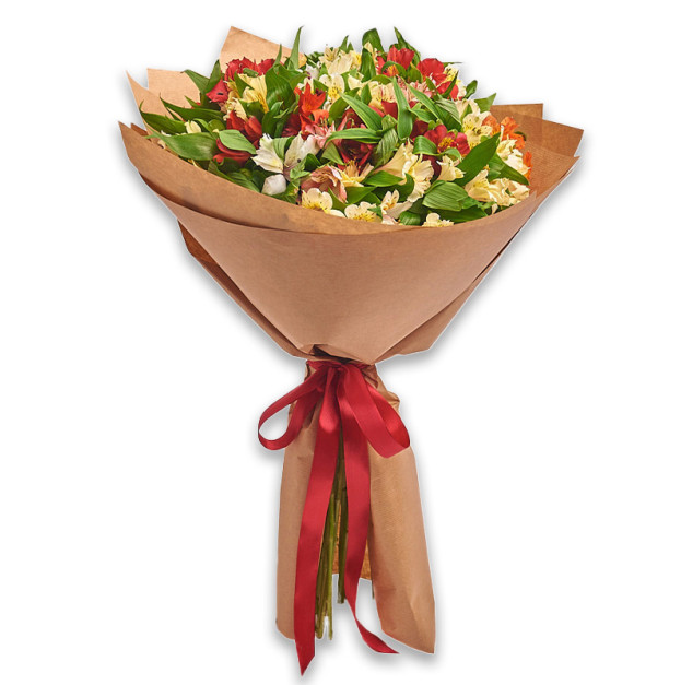 Букет 25 Альстромерій Мікс