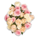 Букет 25 пионовидных Роз микс