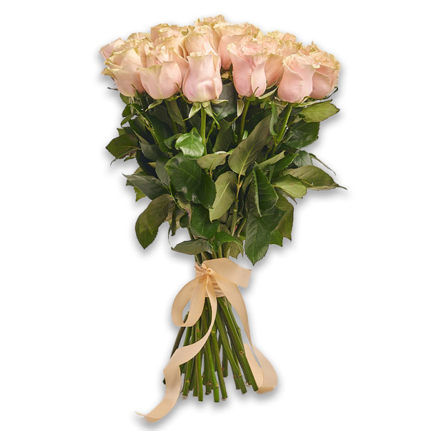 Букет 25 Троянд Пінк Мондіаль