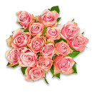 Букет 15 Троянд