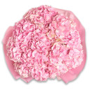 Букет 15 Рожевих Гортензій