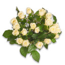 Букет 19 Білих Троянд