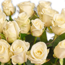 Букет 19 Білих Троянд