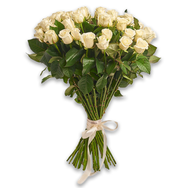 Букет 51 Троянда Белуга