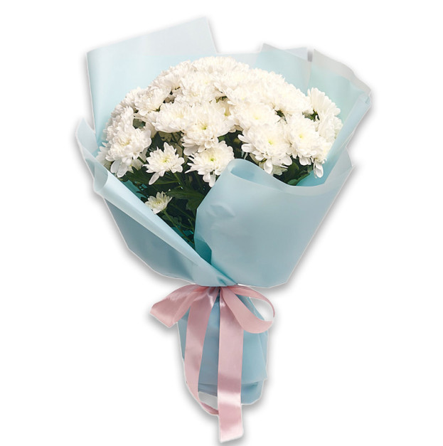 Букет 11 Білих Хризантем