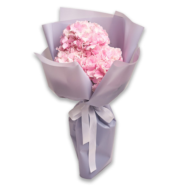 Букет 3 Рожевих Гортензії