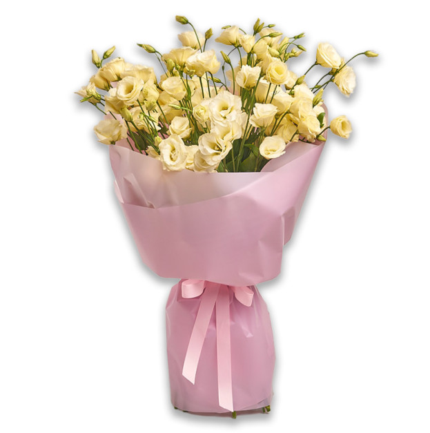 Букет 11 Кремових Еустом