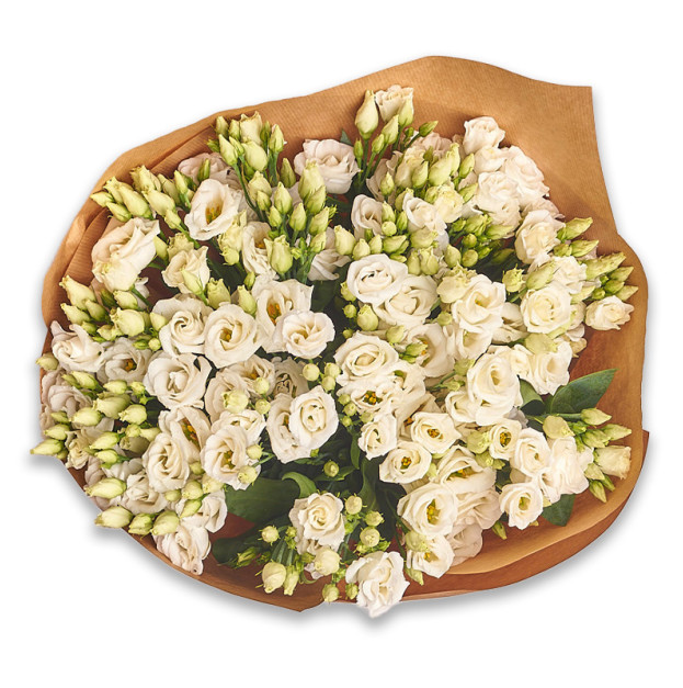 Букет 15 Білих Еустом