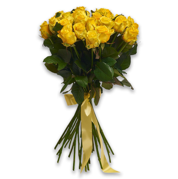 Букет 29 Жовтих троянд