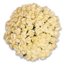 Букет 101 Біла Троянда