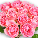 Bouquet of 11 Pink Roses