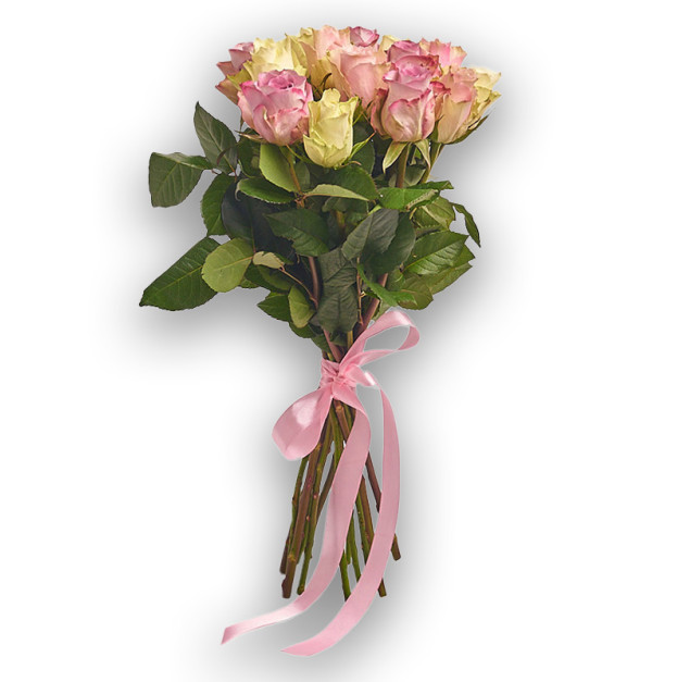 Букет 15 Троянд мікс