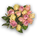 Букет 15 Троянд мікс