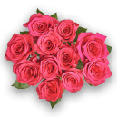 Букет 11 Малинових троянд