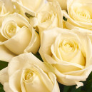 Букет 15 Білих троянд