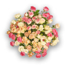 Букет 15 Троянд Спрей Мікс